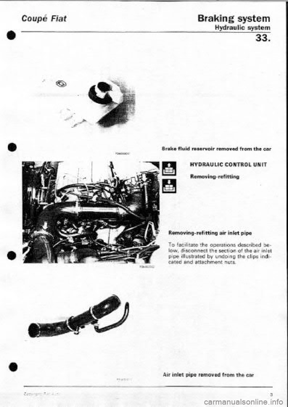 FIAT COUPE 1995  Workshop Manual 