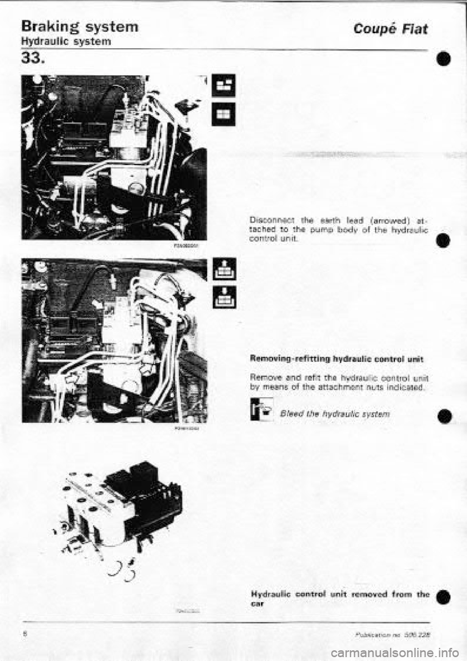 FIAT COUPE 1995  Workshop Manual 