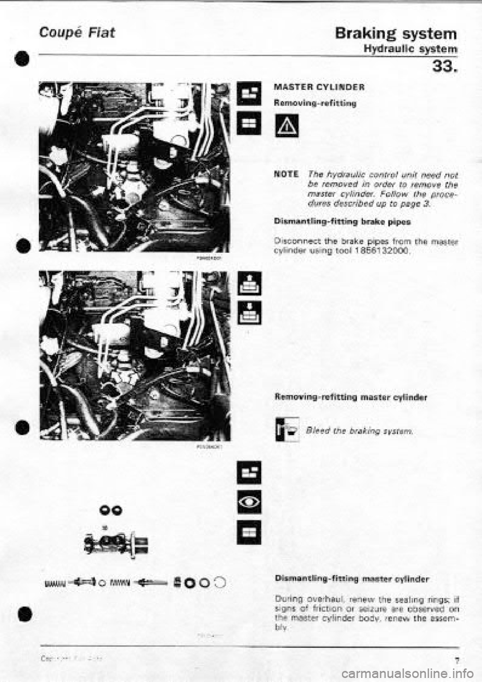 FIAT COUPE 1995  Workshop Manual 