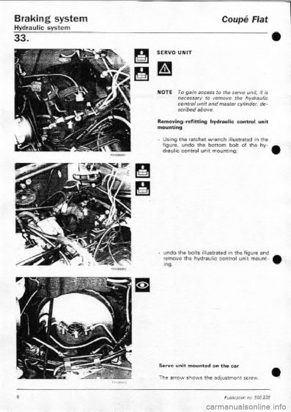 FIAT COUPE 1995  Workshop Manual 