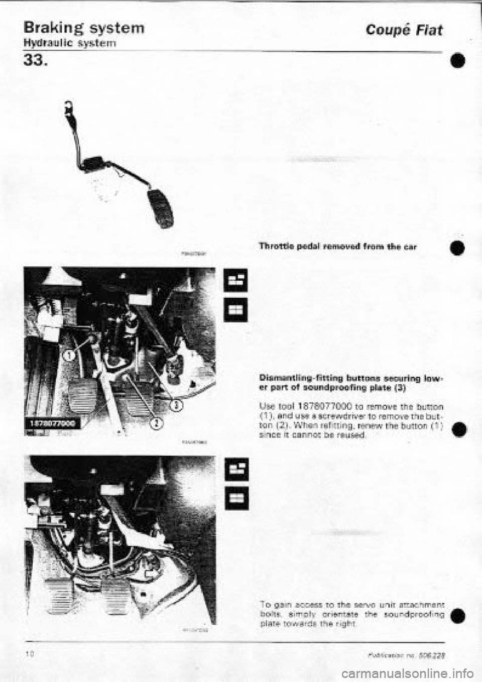 FIAT COUPE 1995  Workshop Manual 