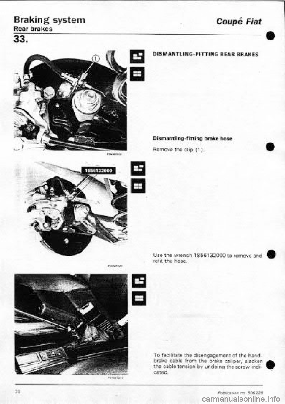 FIAT COUPE 1995  Workshop Manual 