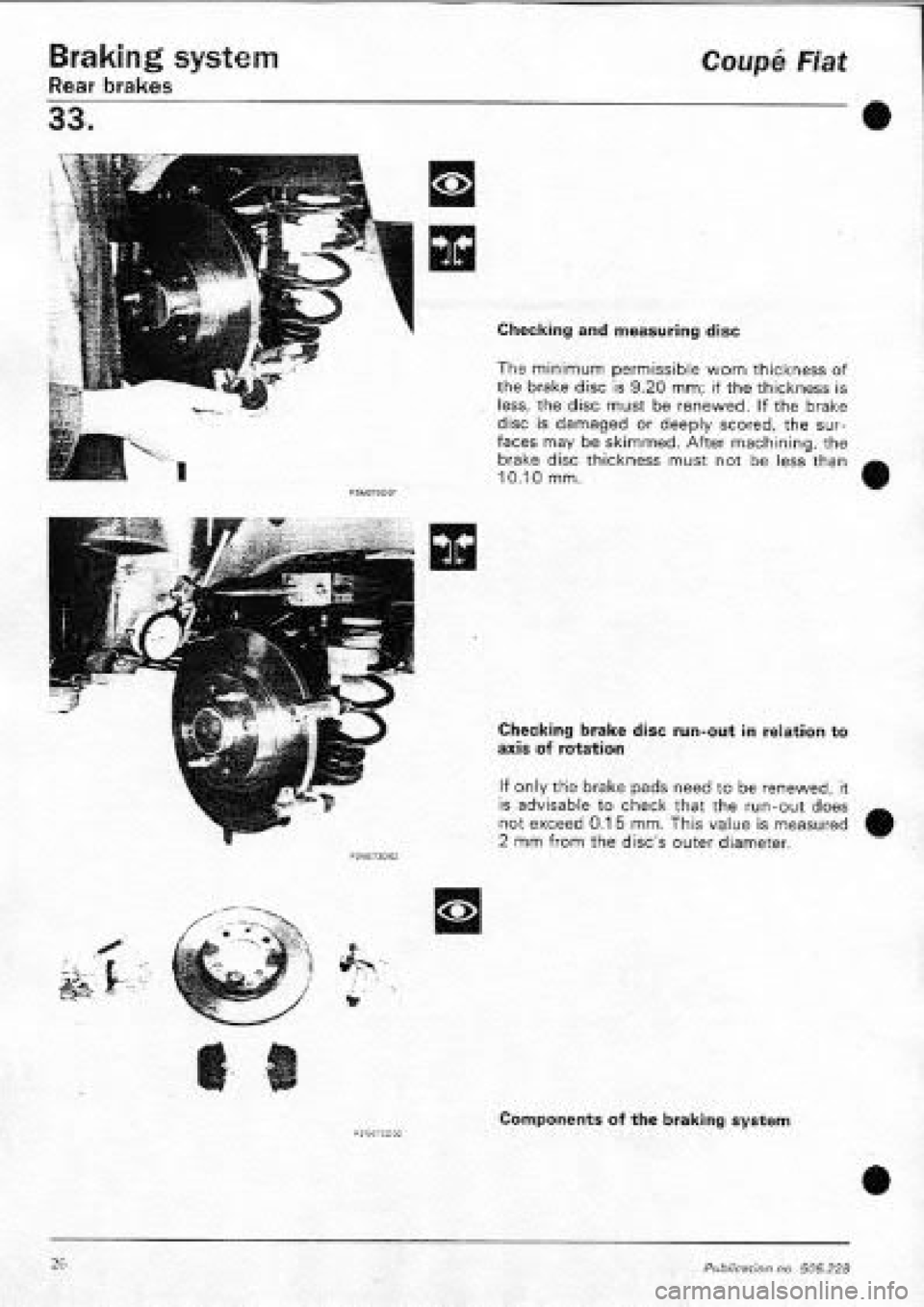 FIAT COUPE 1995  Workshop Manual 