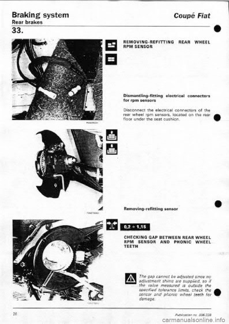 FIAT COUPE 1995  Workshop Manual 