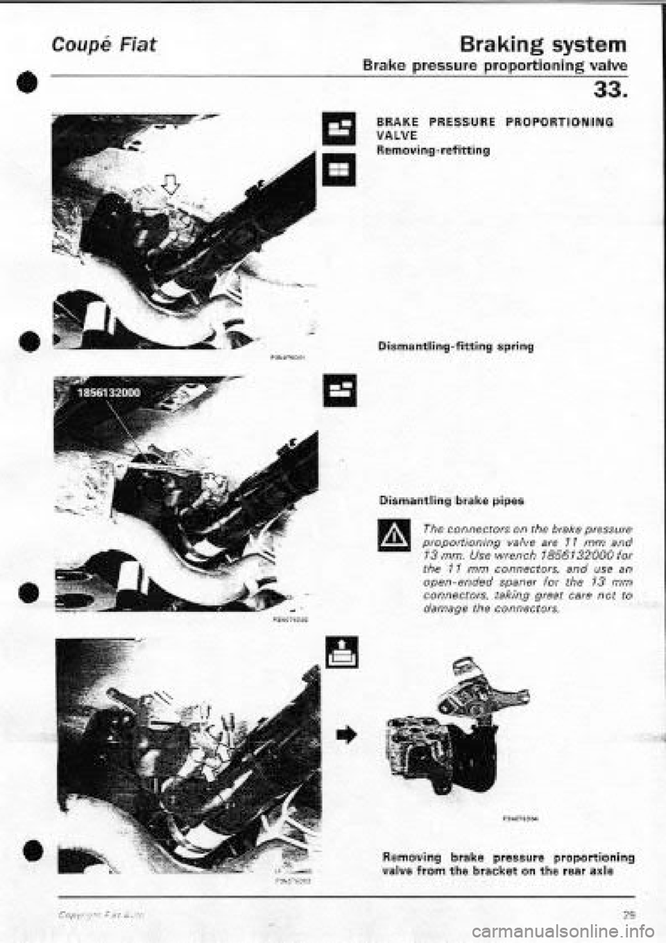 FIAT COUPE 1995  Workshop Manual 