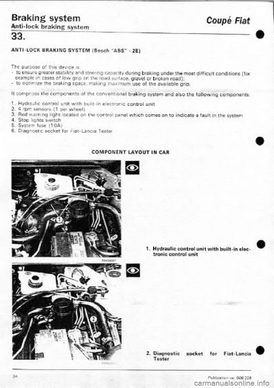 FIAT COUPE 1995  Workshop Manual 