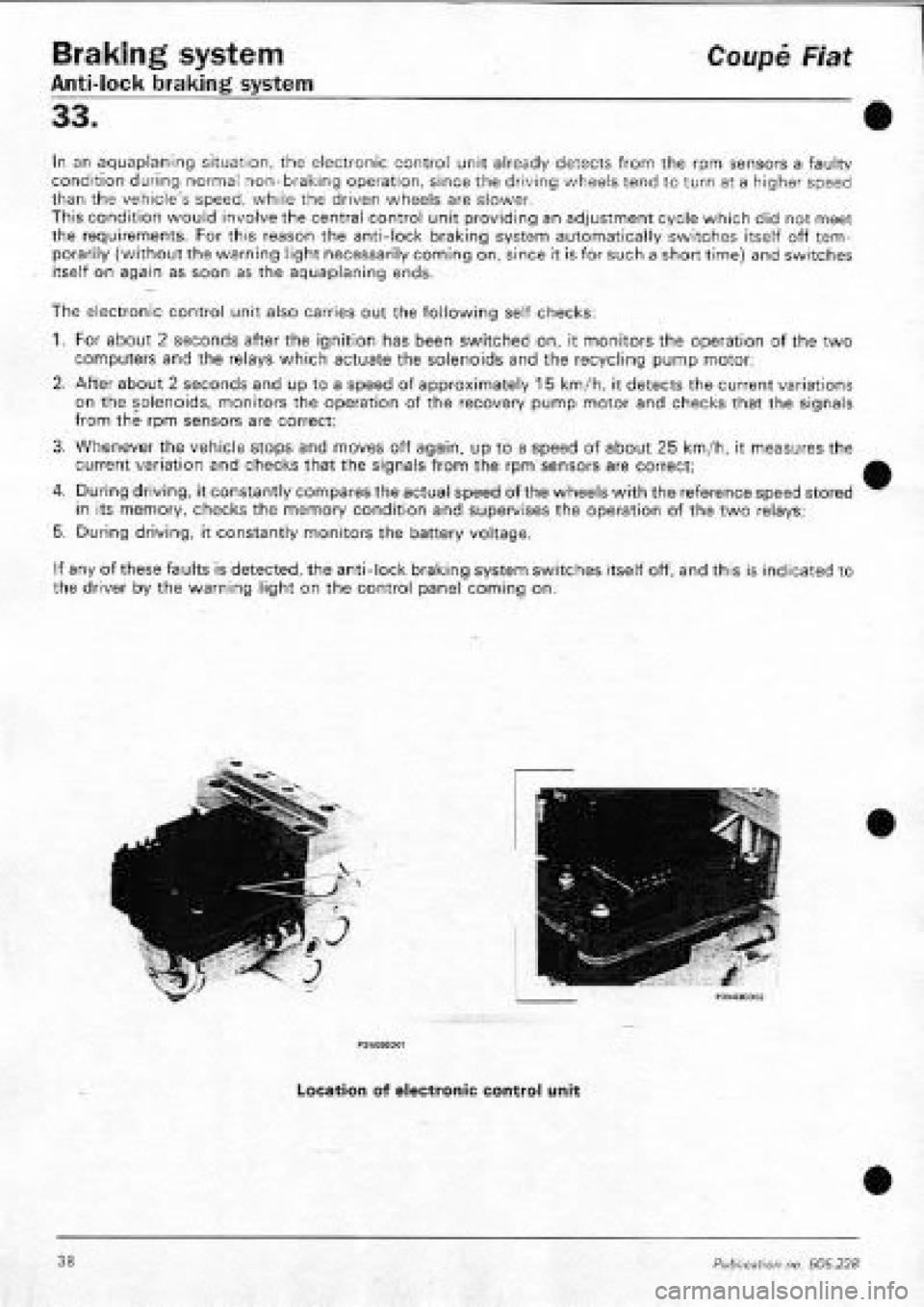 FIAT COUPE 1995  Workshop Manual 
