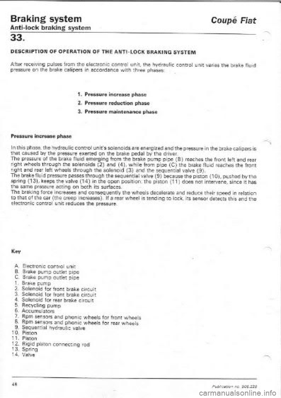 FIAT COUPE 1995  Workshop Manual 