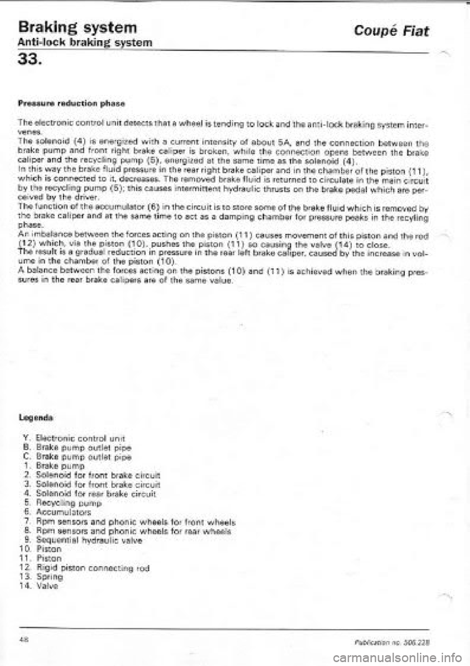 FIAT COUPE 1995  Workshop Manual 