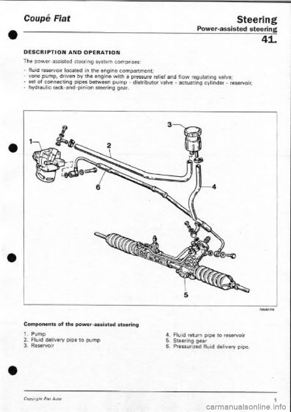 FIAT COUPE 1995  Workshop Manual 