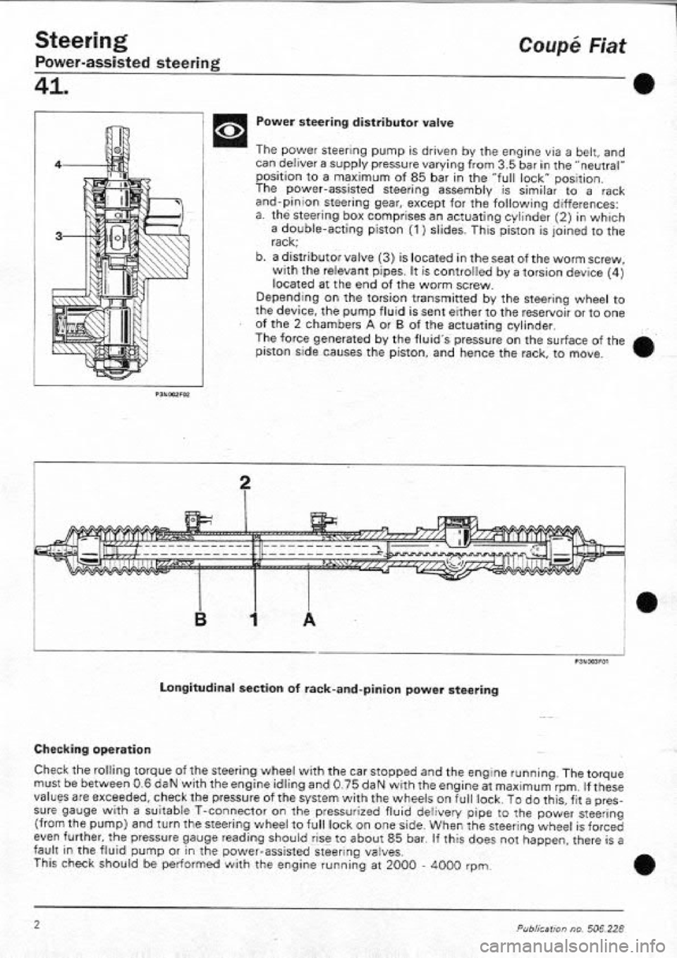 FIAT COUPE 1995  Workshop Manual 