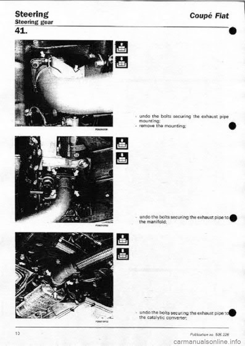 FIAT COUPE 1995  Workshop Manual 