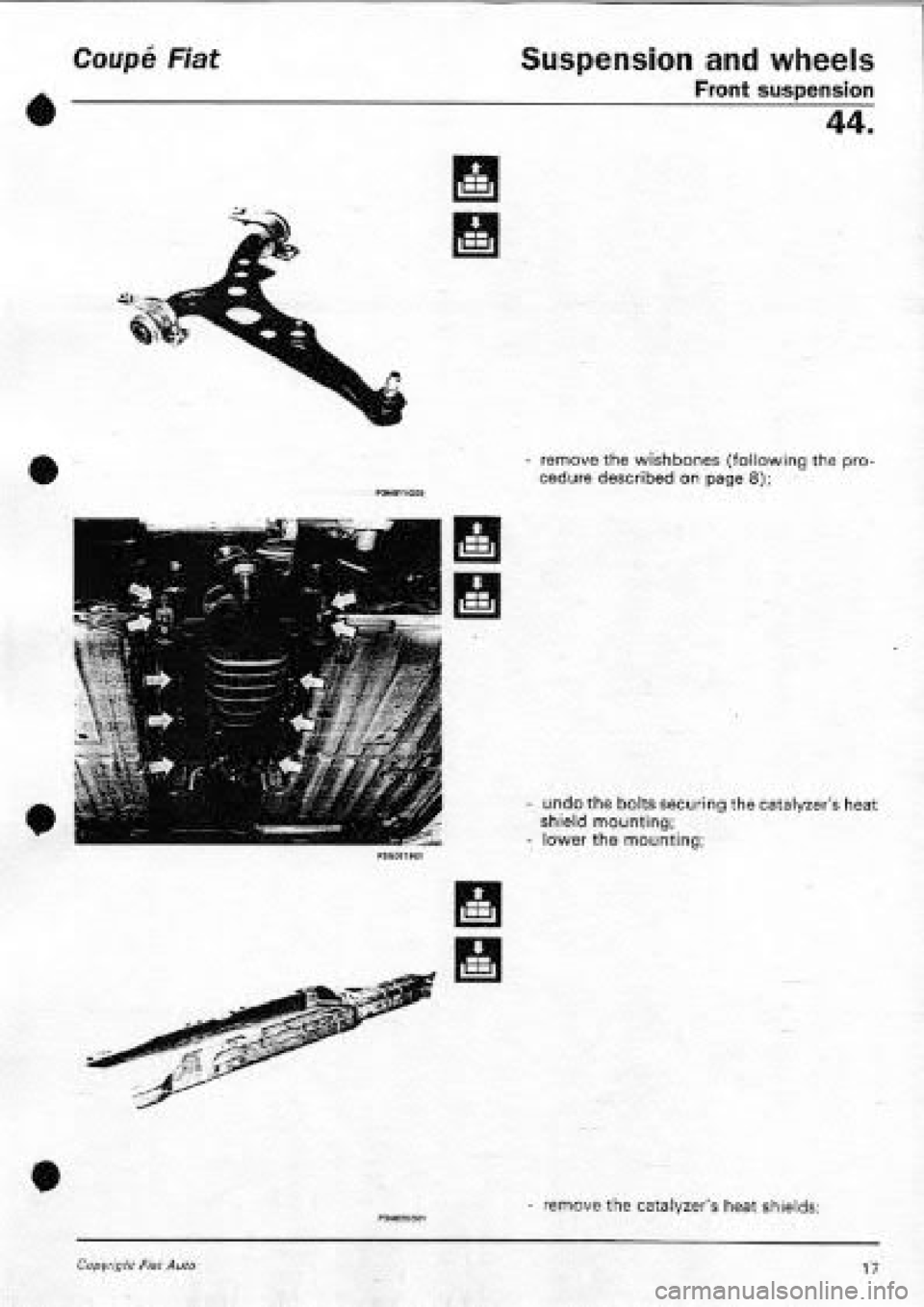 FIAT COUPE 1995  Workshop Manual 