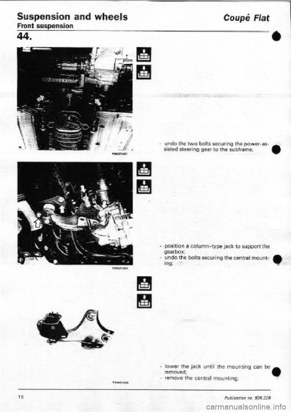 FIAT COUPE 1995  Workshop Manual 