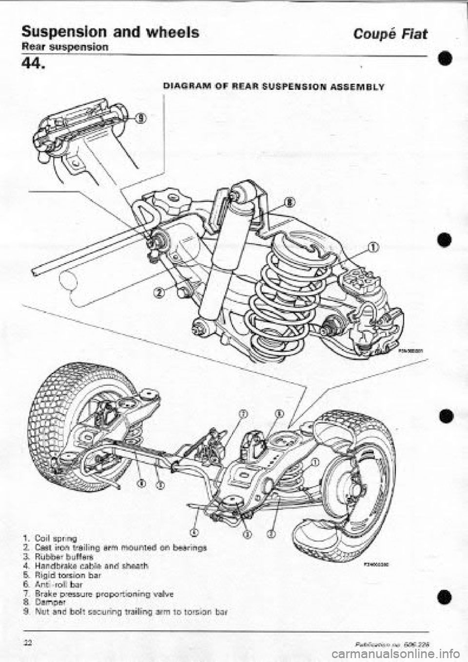 FIAT COUPE 1995  Workshop Manual 