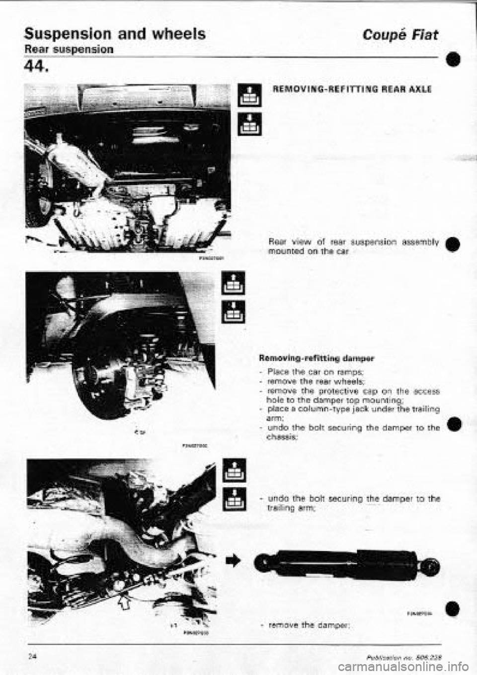 FIAT COUPE 1995  Workshop Manual 