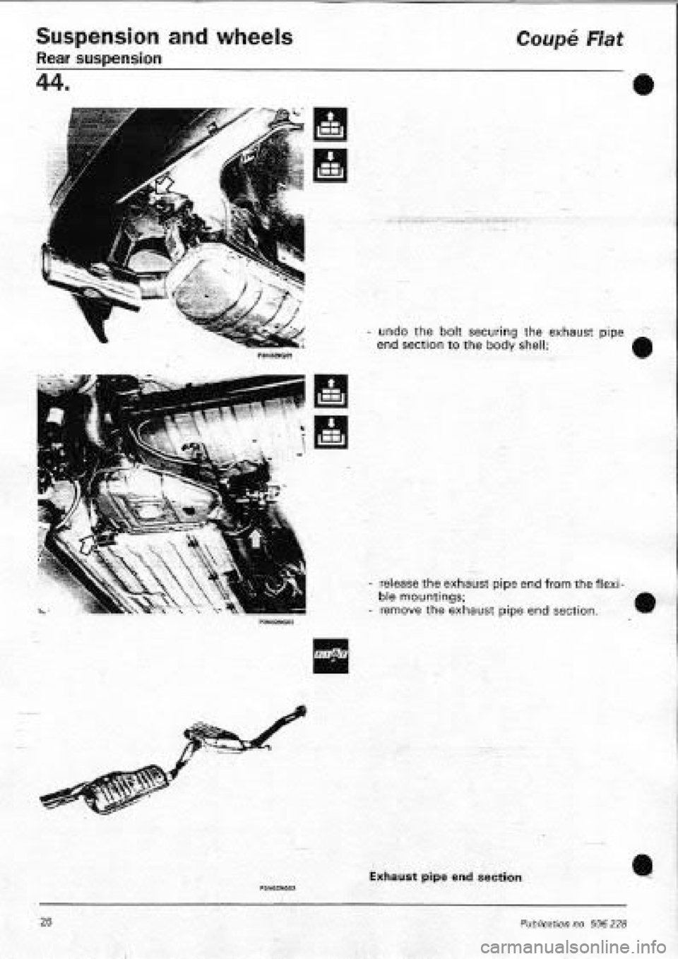 FIAT COUPE 1995  Workshop Manual 