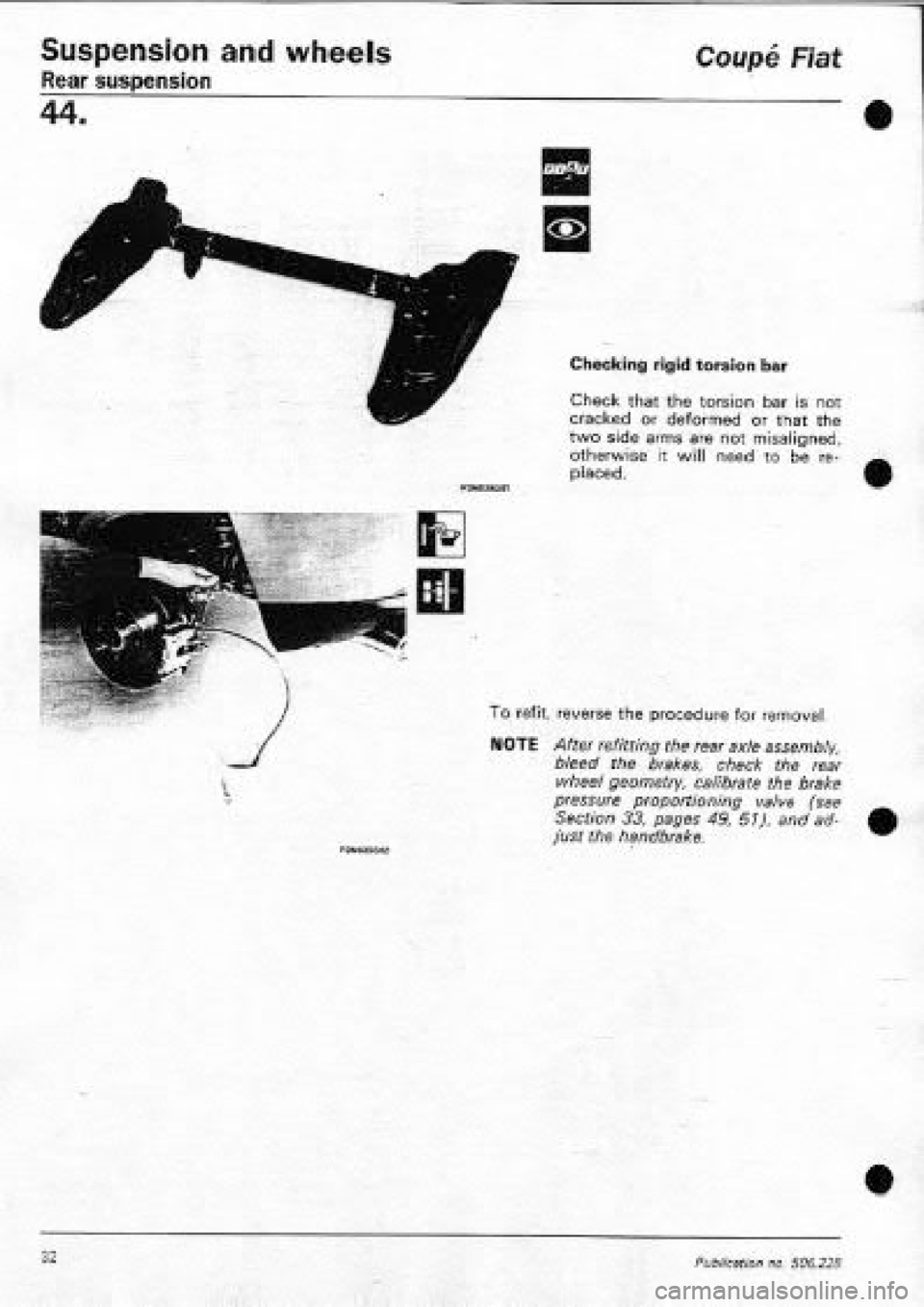 FIAT COUPE 1995  Workshop Manual 