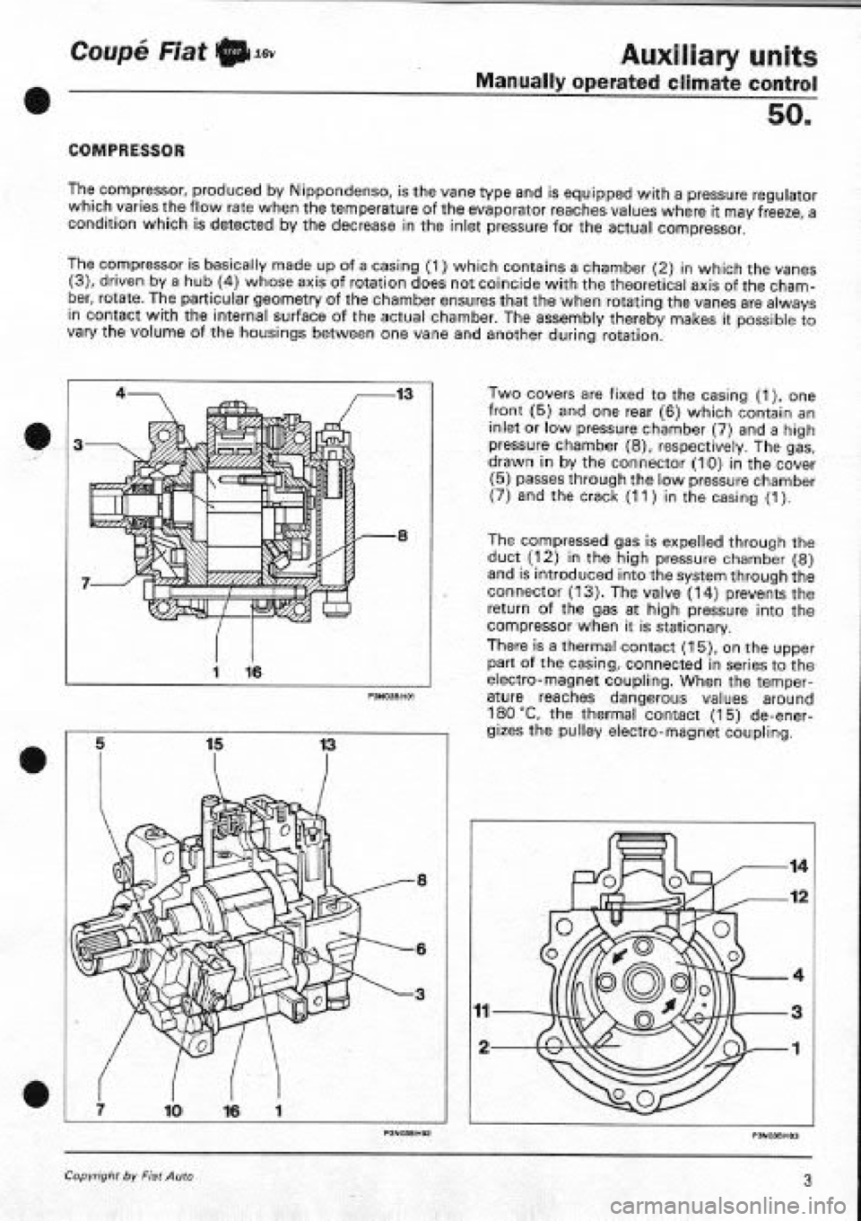 FIAT COUPE 1995  Workshop Manual 