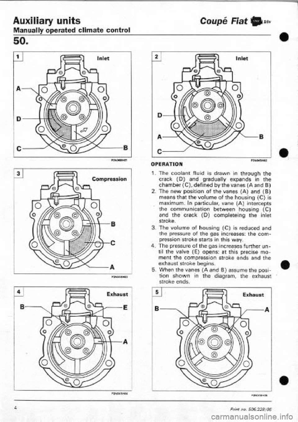 FIAT COUPE 1995  Workshop Manual 