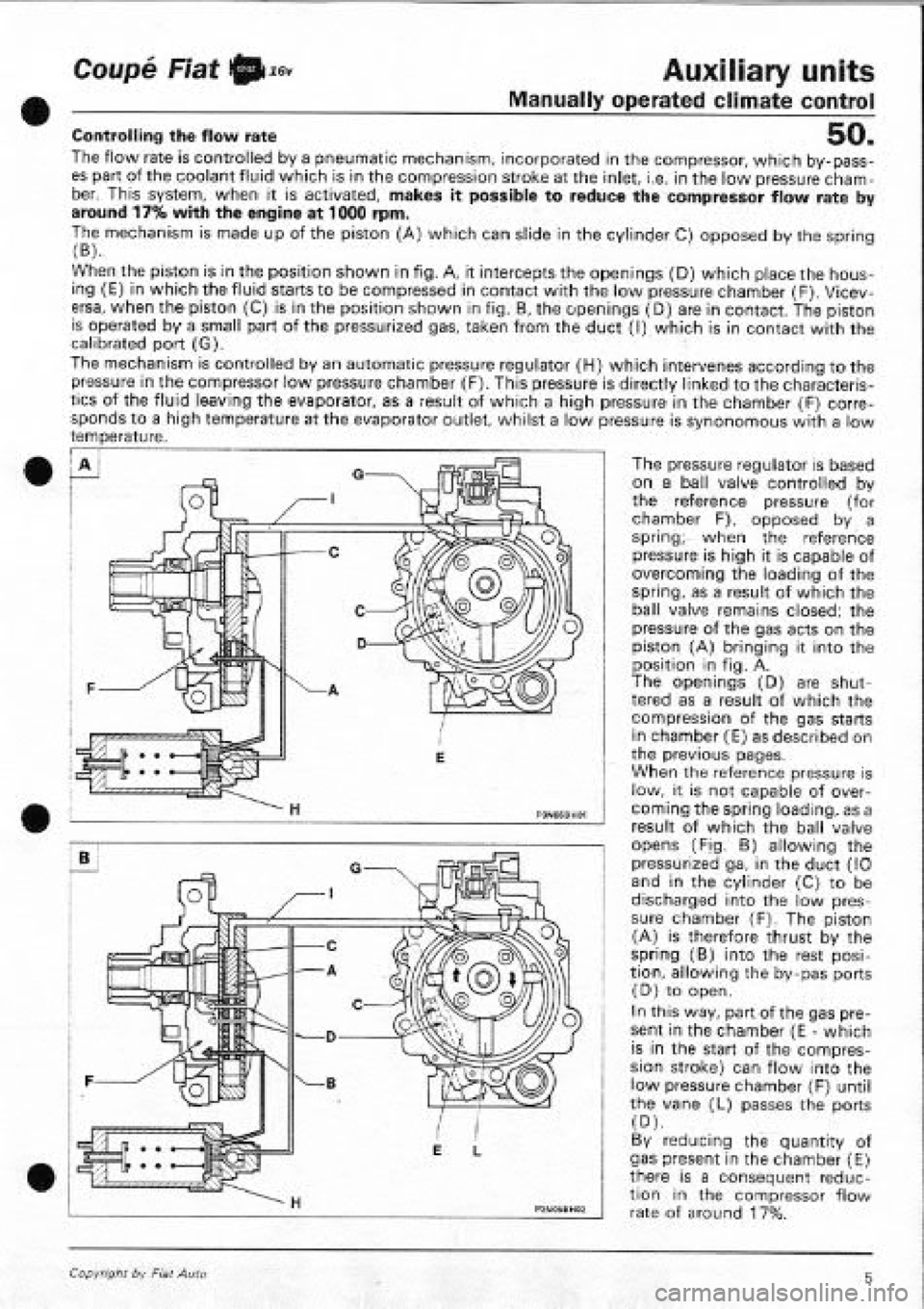 FIAT COUPE 1995  Workshop Manual 