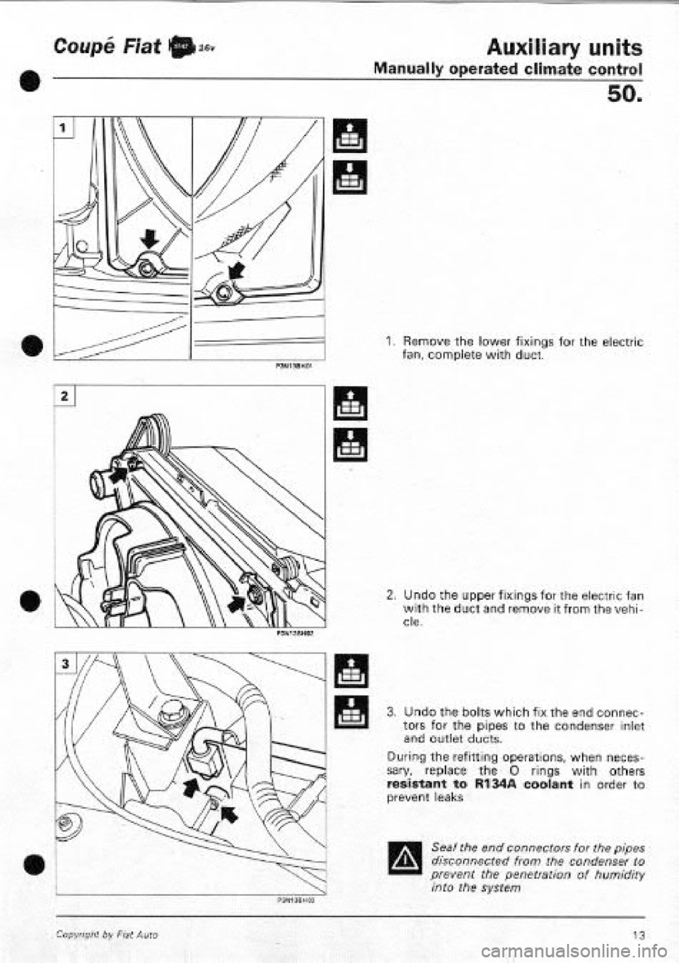 FIAT COUPE 1995  Workshop Manual 