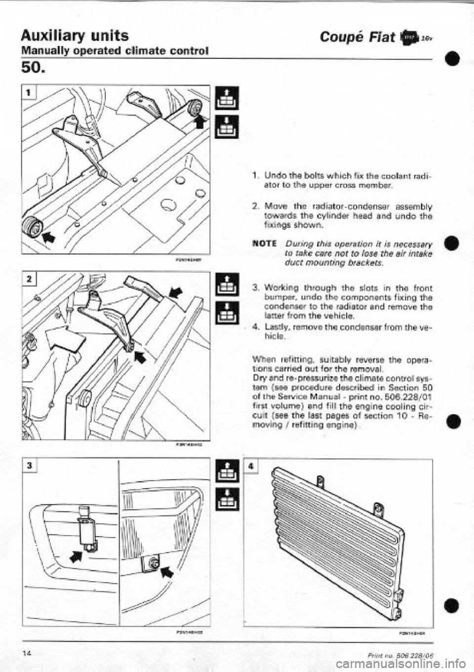 FIAT COUPE 1995  Workshop Manual 