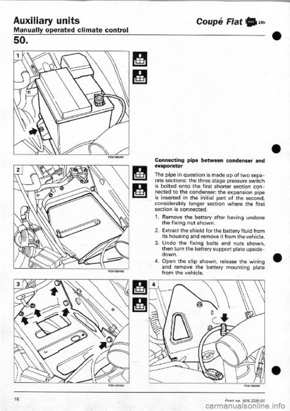 FIAT COUPE 1995  Workshop Manual 