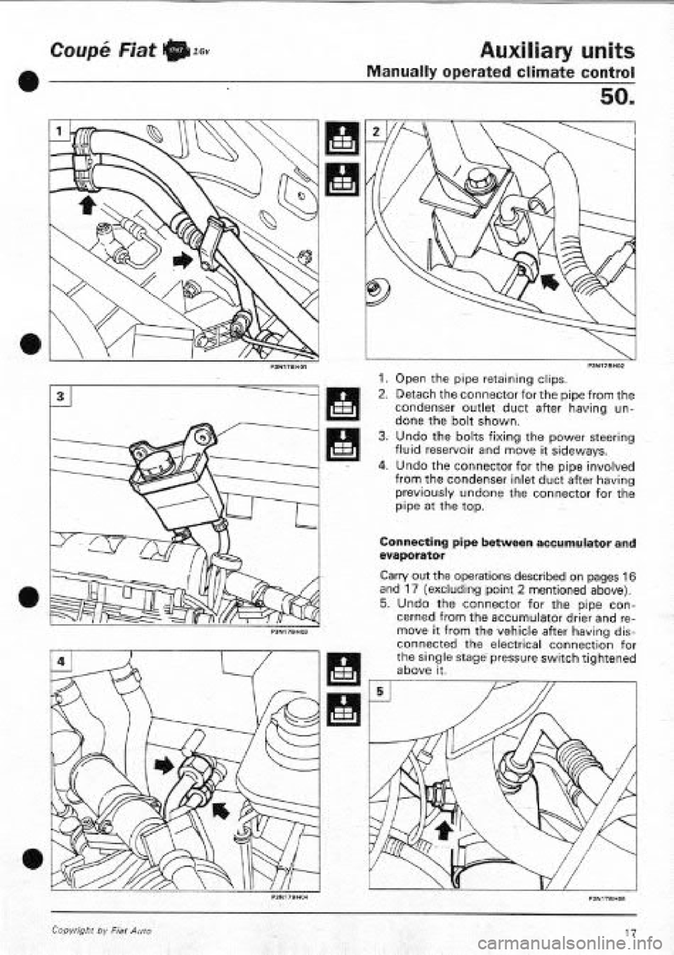 FIAT COUPE 1995  Workshop Manual 