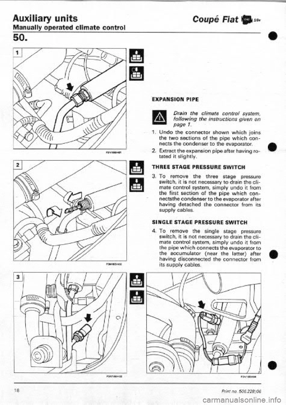FIAT COUPE 1995  Workshop Manual 