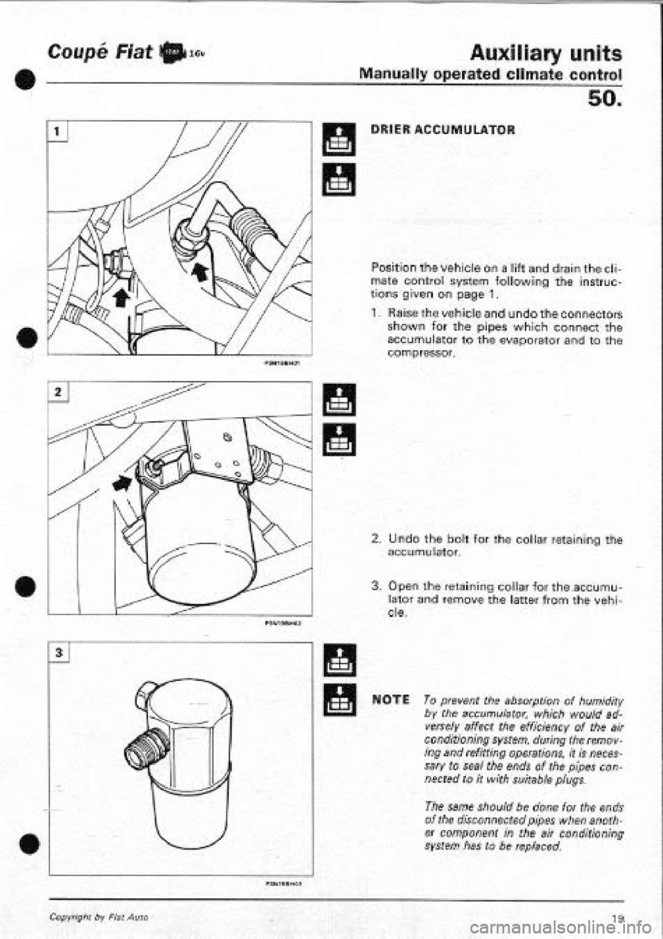 FIAT COUPE 1995  Workshop Manual 