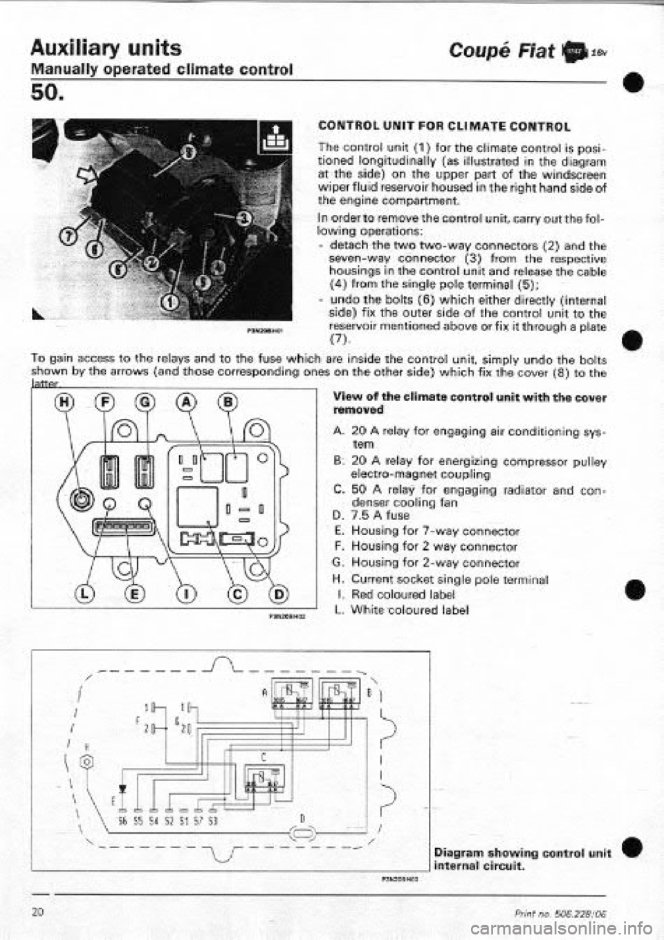 FIAT COUPE 1995  Workshop Manual 