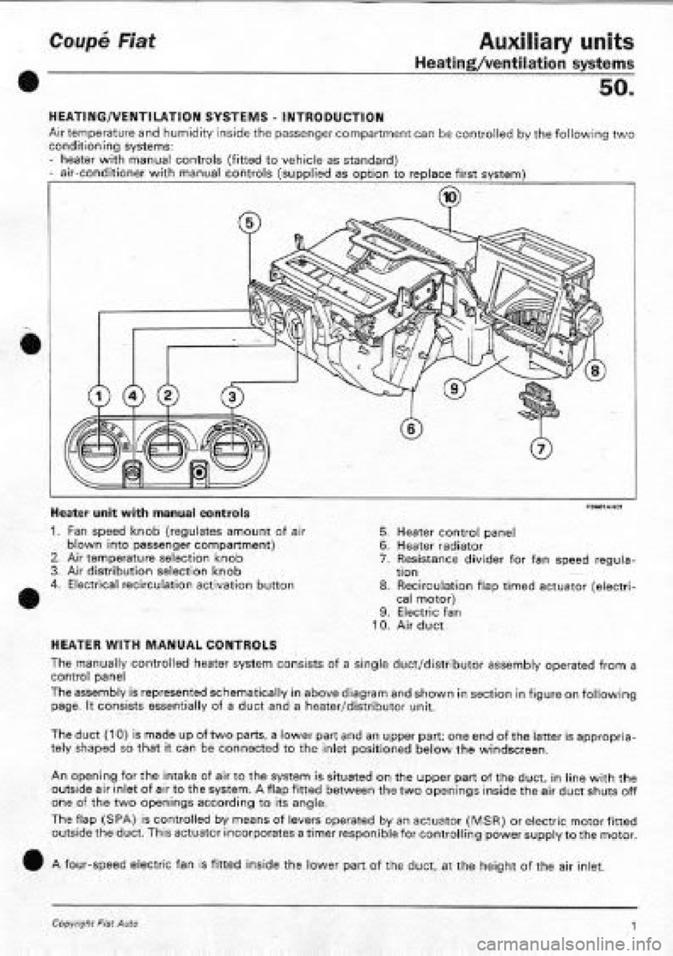 FIAT COUPE 1995  Workshop Manual 