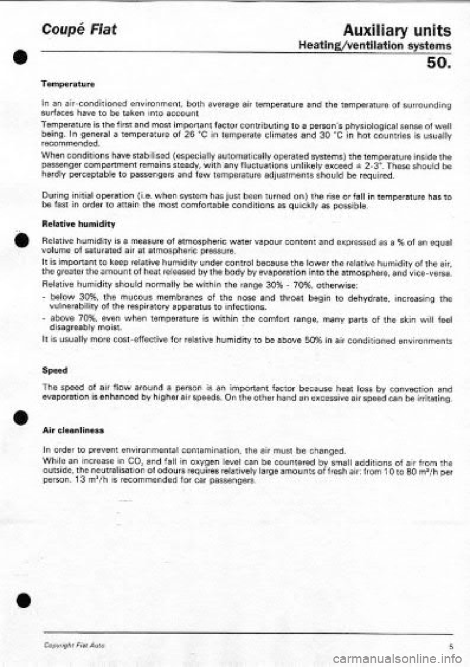 FIAT COUPE 1995  Workshop Manual 