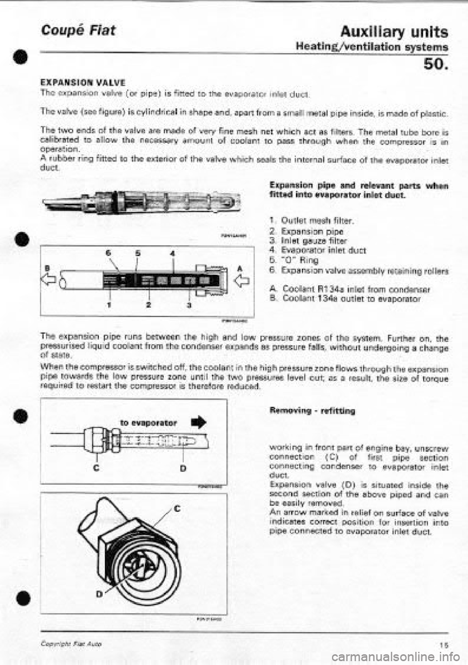 FIAT COUPE 1995  Workshop Manual 