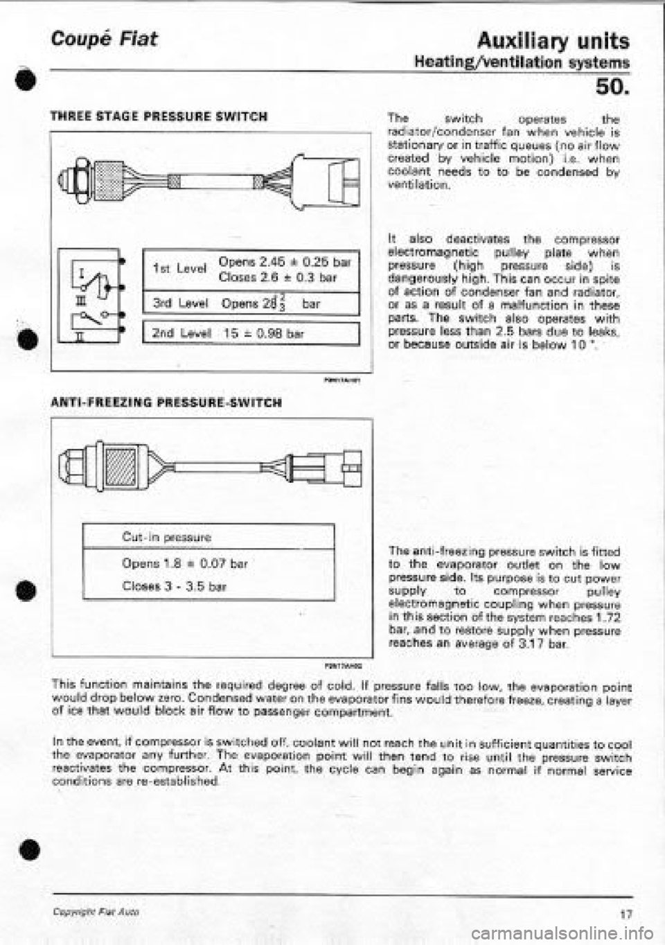 FIAT COUPE 1995  Workshop Manual 