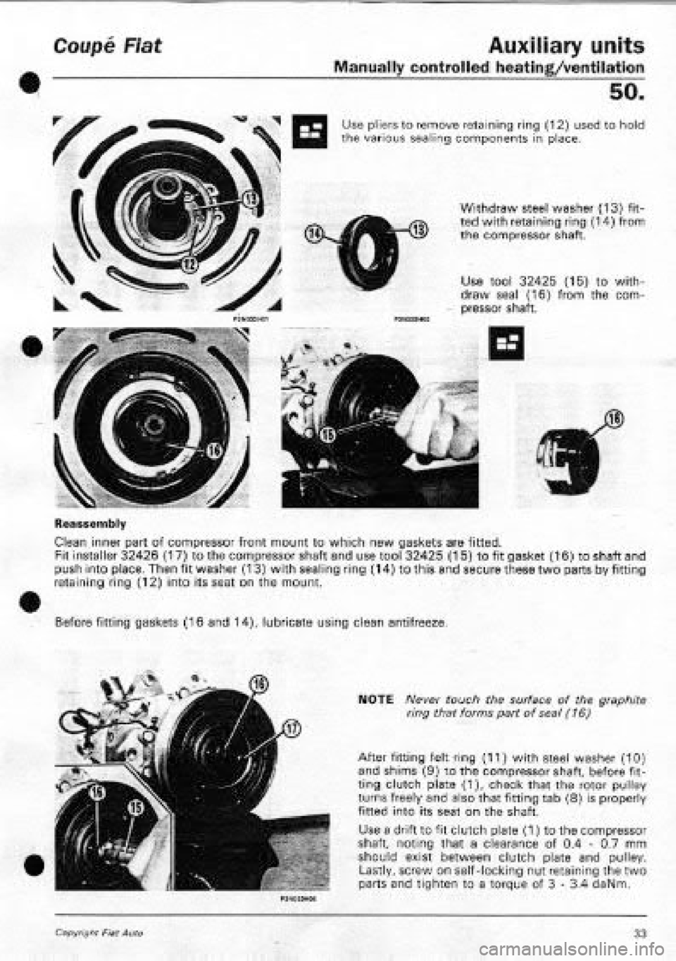 FIAT COUPE 1995  Workshop Manual 