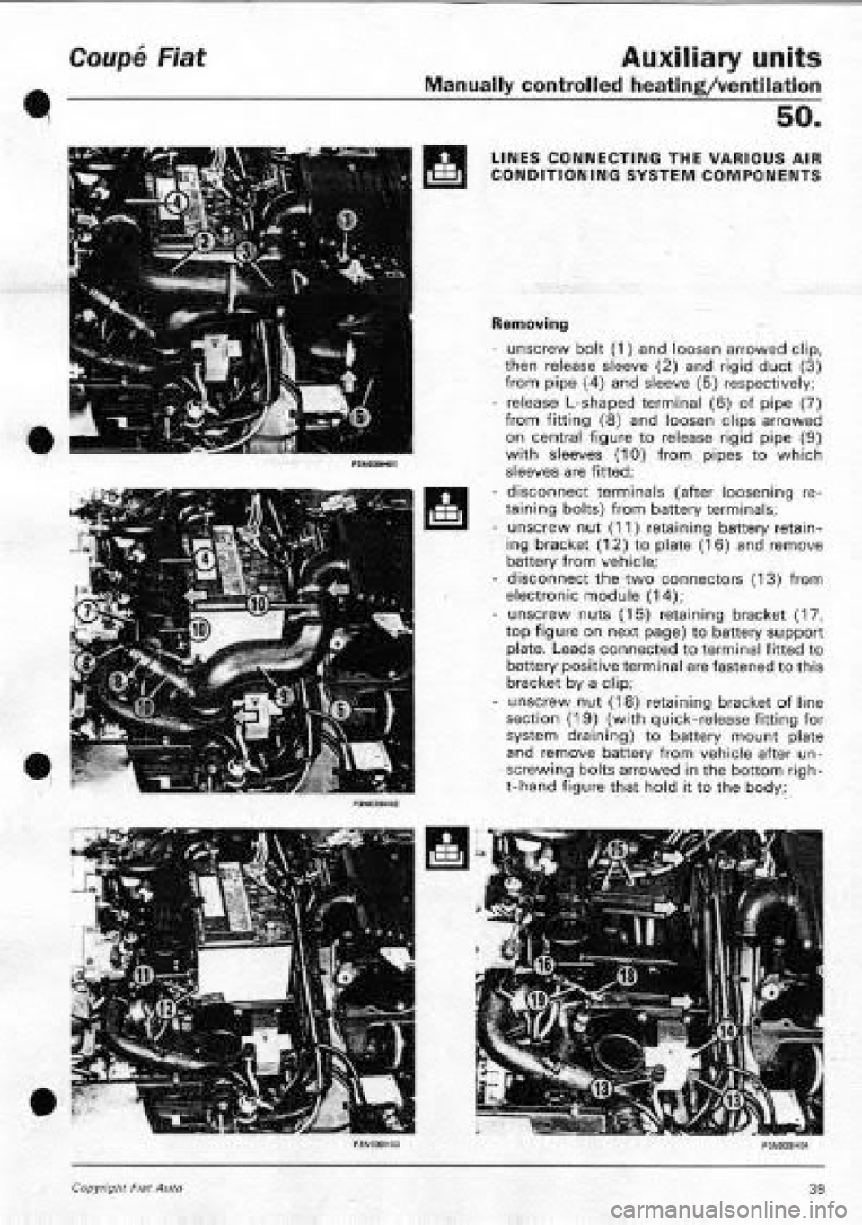 FIAT COUPE 1995  Workshop Manual 