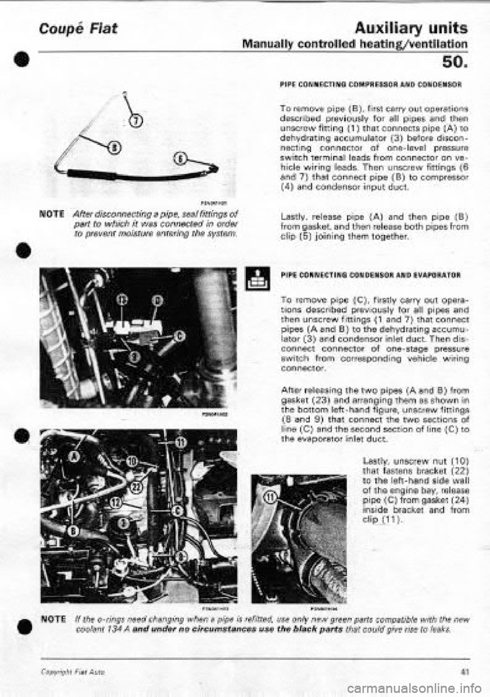 FIAT COUPE 1995  Workshop Manual 