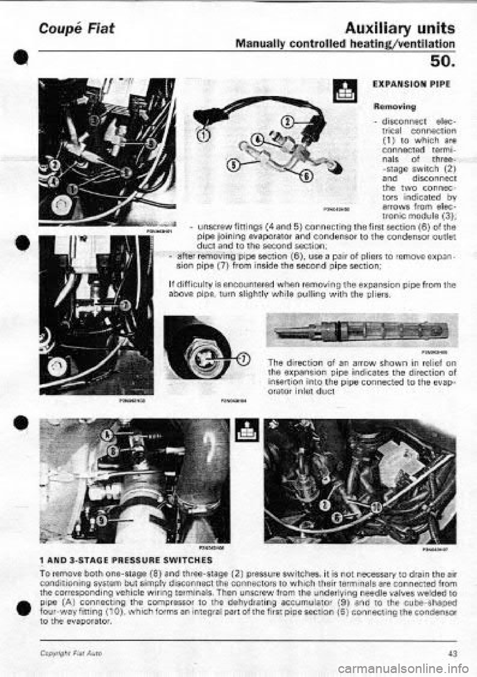 FIAT COUPE 1995  Workshop Manual 