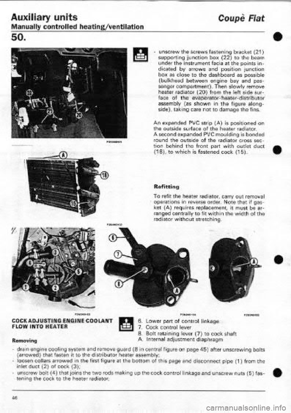 FIAT COUPE 1995  Workshop Manual 