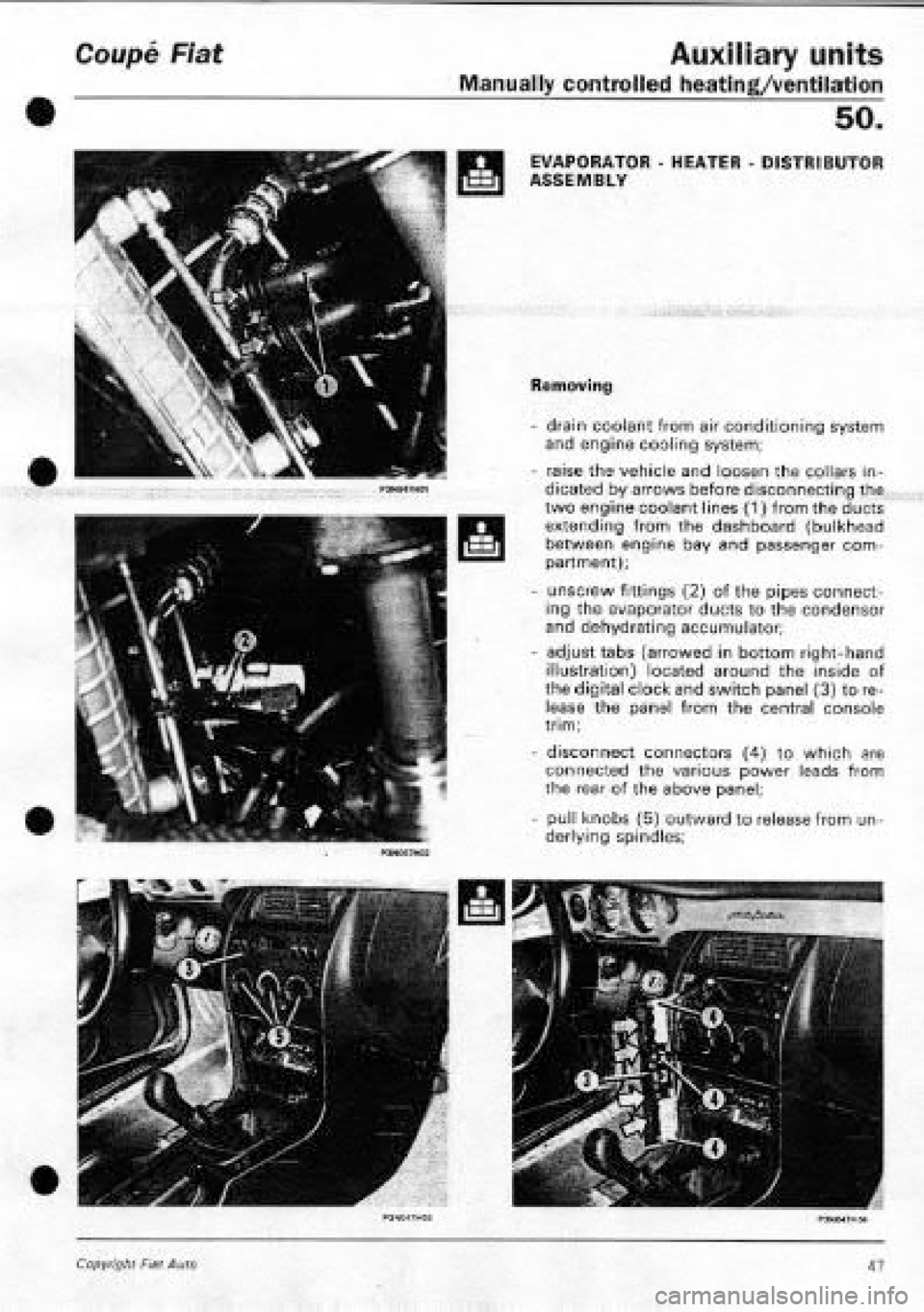 FIAT COUPE 1995  Workshop Manual 