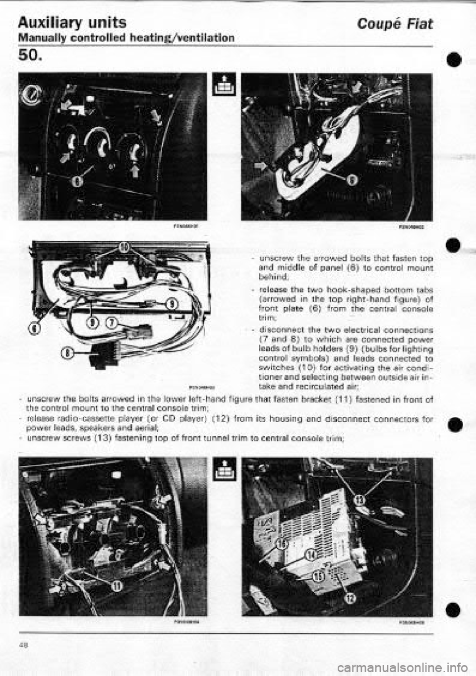 FIAT COUPE 1995  Workshop Manual 