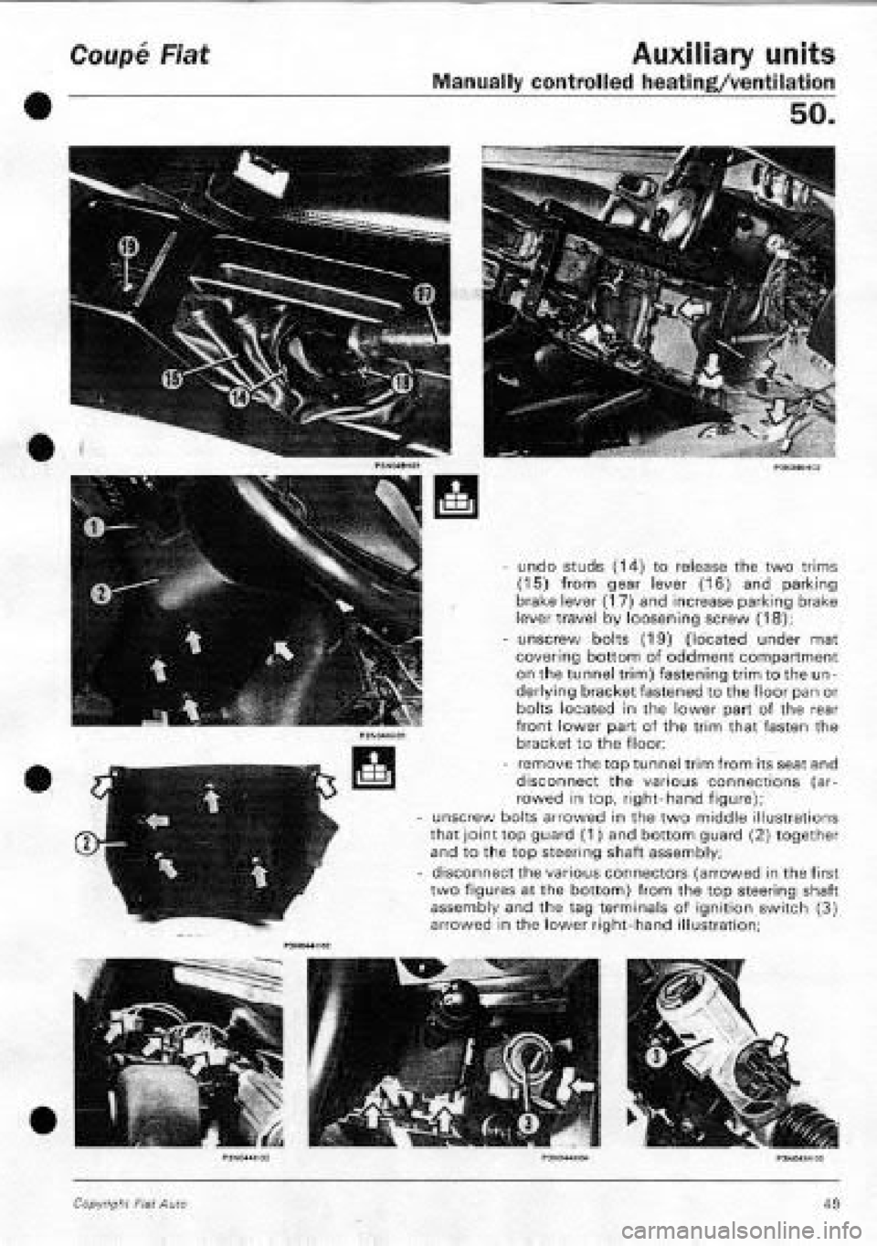 FIAT COUPE 1995  Workshop Manual 