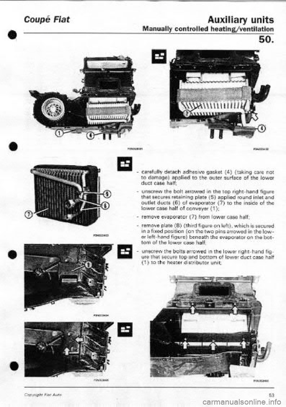 FIAT COUPE 1995  Workshop Manual 