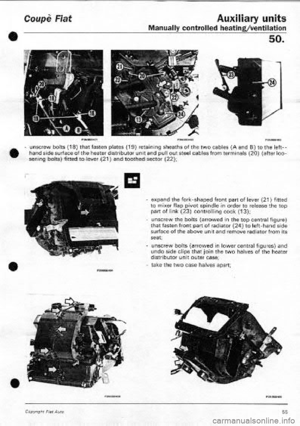FIAT COUPE 1995  Workshop Manual 