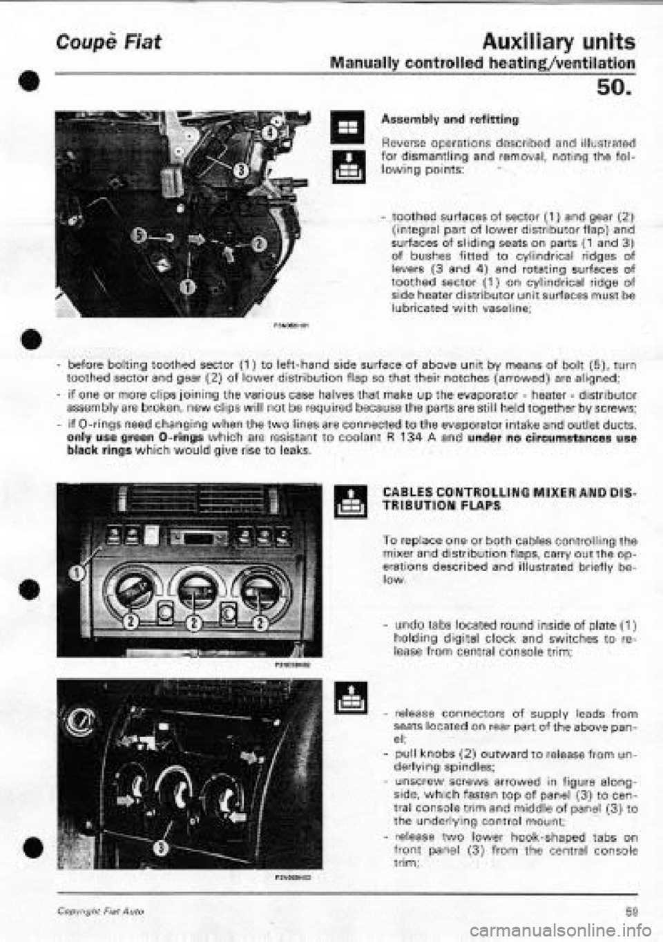 FIAT COUPE 1995  Workshop Manual 