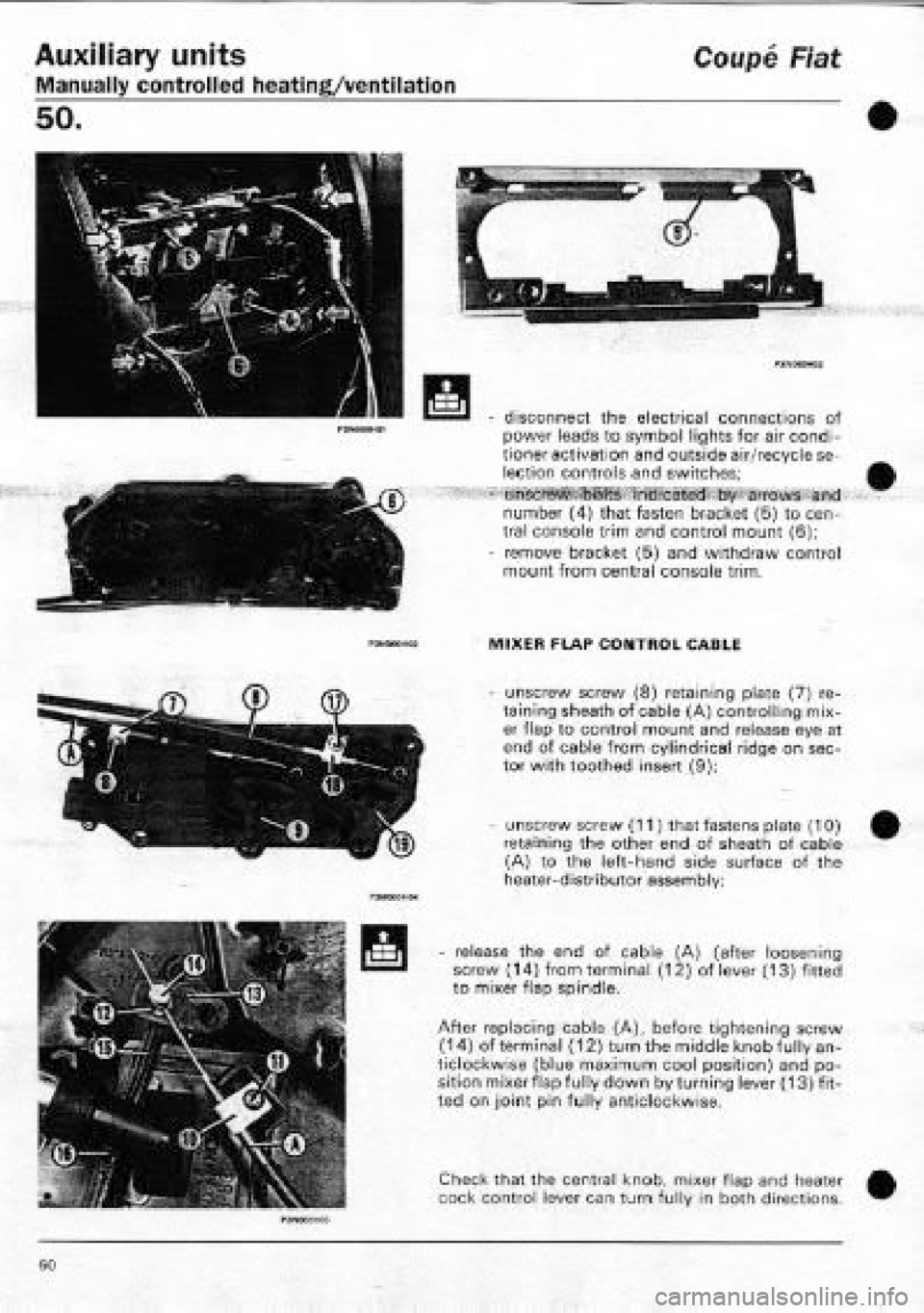 FIAT COUPE 1995  Workshop Manual 