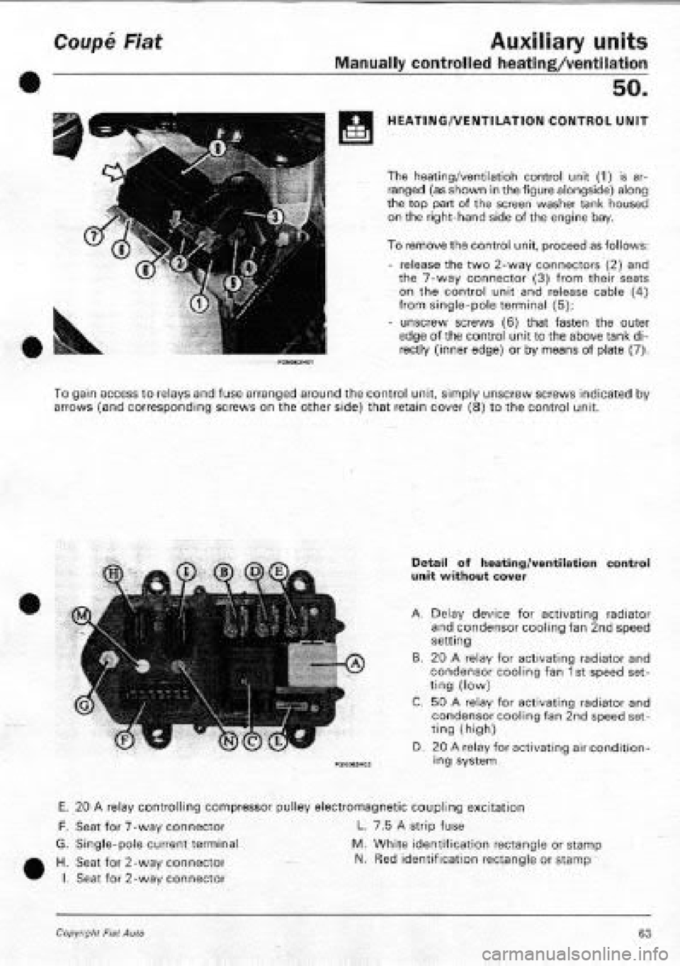 FIAT COUPE 1995  Workshop Manual 