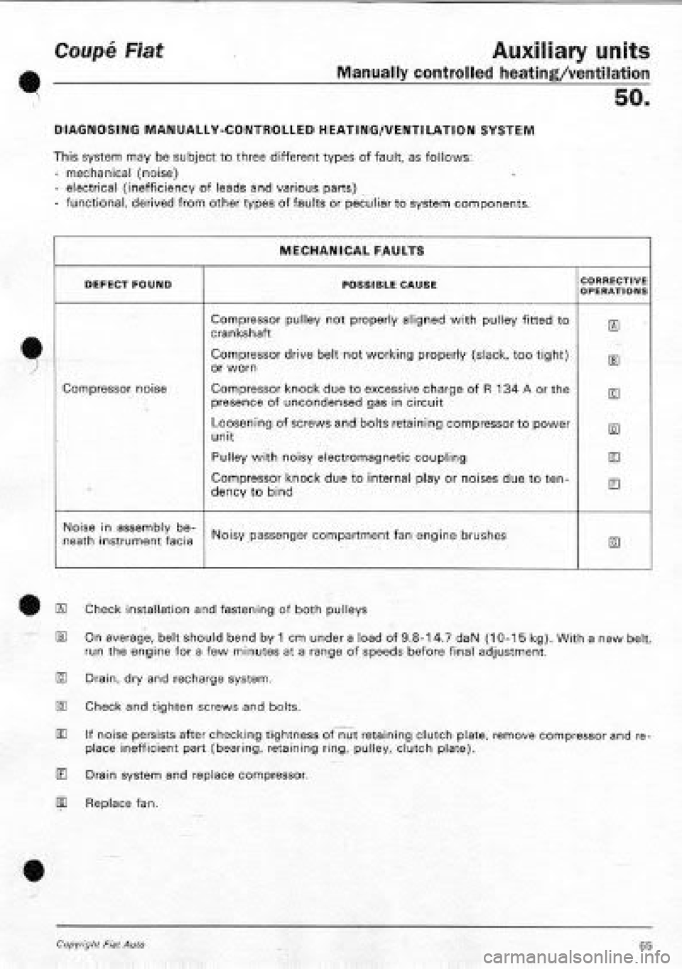 FIAT COUPE 1995  Workshop Manual 